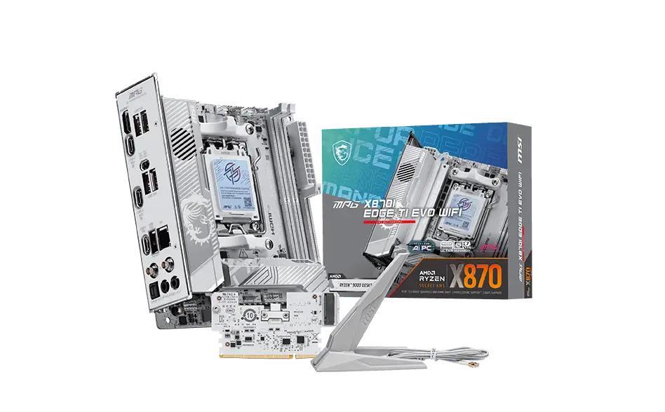 Mainboard|MSI|AMD X870|Socket AM5|mini ITX|RAM DDR5-SDRAM|2xSlots|Wi-Fi Yes|Bluetooth