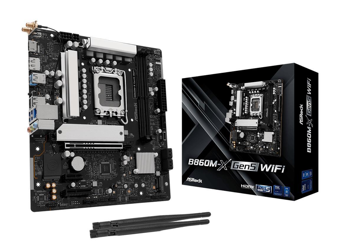 Mainboard|ASROCK|Intel B860|LGA 1851 (Socket V1)|micro ATX|RAM