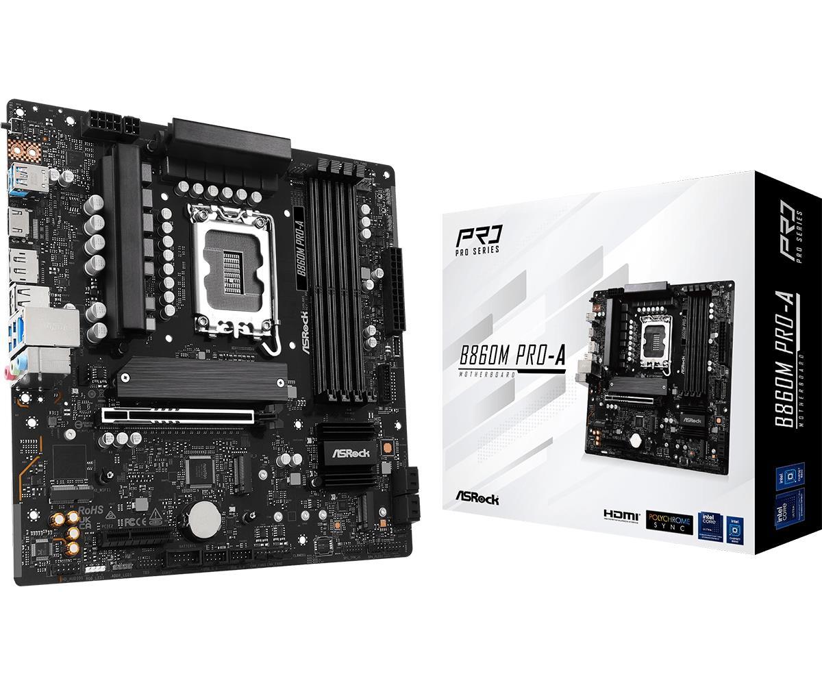 Mainboard|ASROCK|Intel B860|LGA 1851 (Socket V1)|micro ATX|RAM
