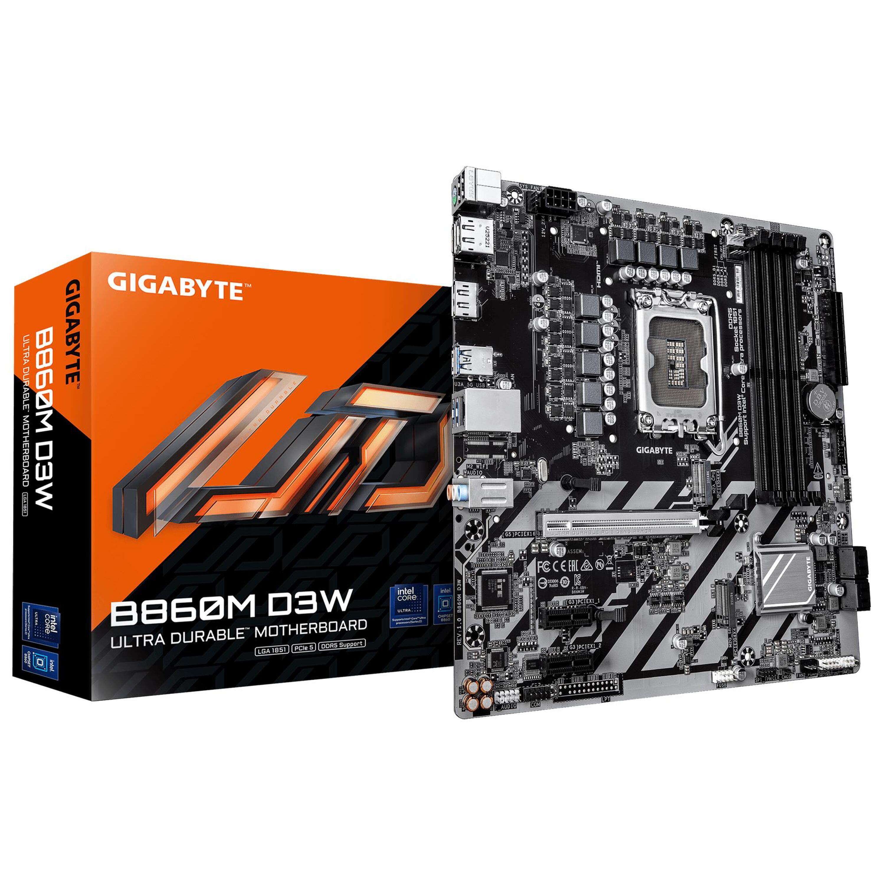 Mainboard|GIGABYTE|Intel B860|LGA 1851 (Socket V1)|micro ATX|RAM