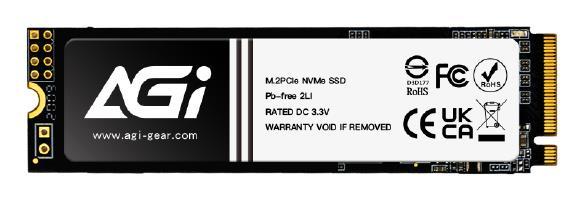 SSD|AGI TECHNOLOGY|600xTBW rating|MTBF 1600000 h|Read speed