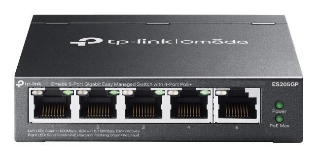 Switch|TP-LINK|Omada 5-Port Gigabit Easy Managed Switch