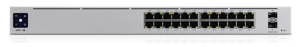 Switch|UBIQUITI|USW-Pro-24-PoE|Type L3|Desktop/pedestal|Rack|24x10Base-T / 100Base-TX / 1000Base-T|2xSFP+|PoE
