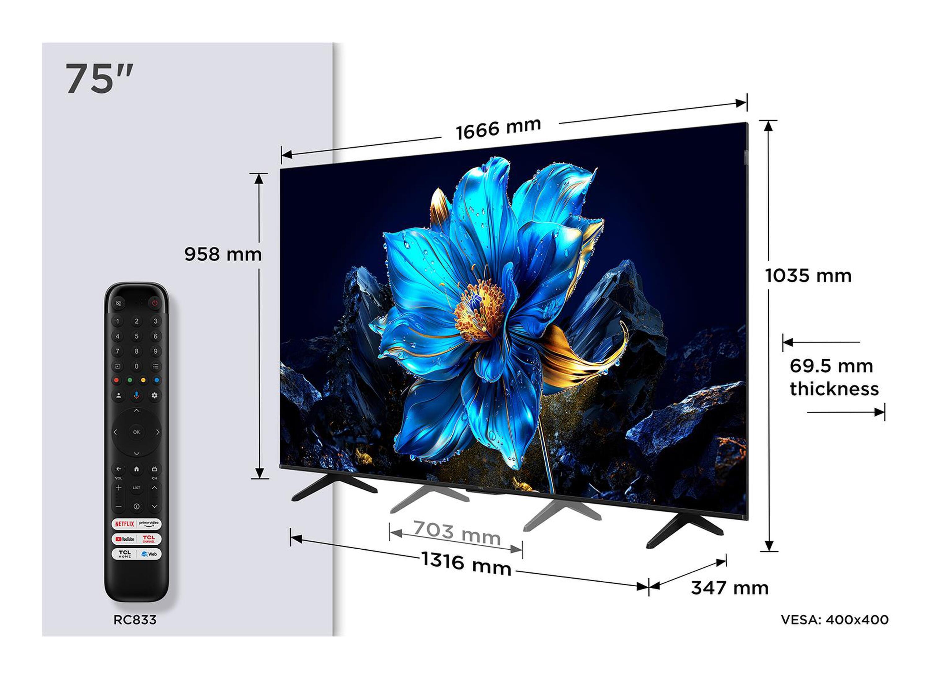 TV Set|TCL|75 "|4K Ultra HD|3840