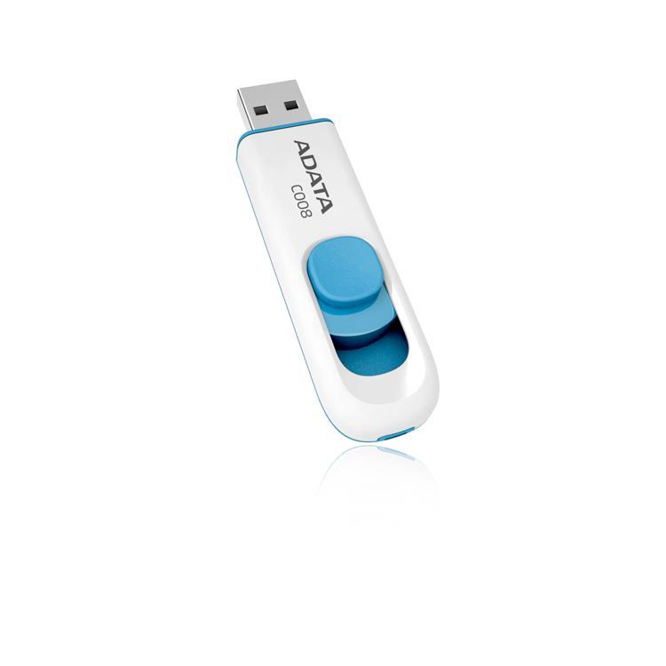 MEMORY DRIVE FLASH USB2 64GB/WH./BLUE
