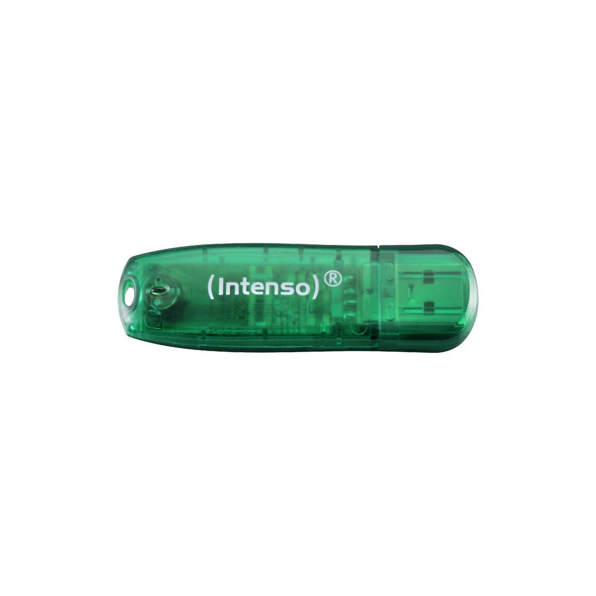 MEMORY DRIVE FLASH USB2 8GB/GREEN 3502460