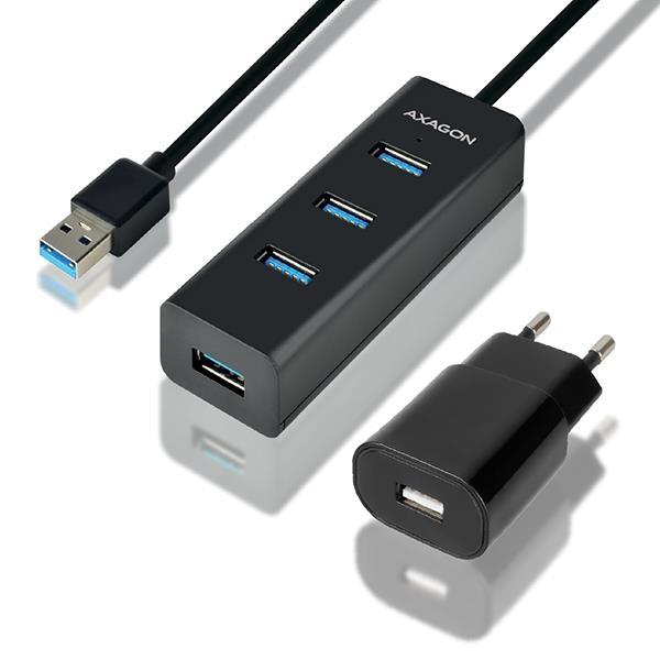 I/O HUB USB3.0 4PORT CHARGING/W/AC