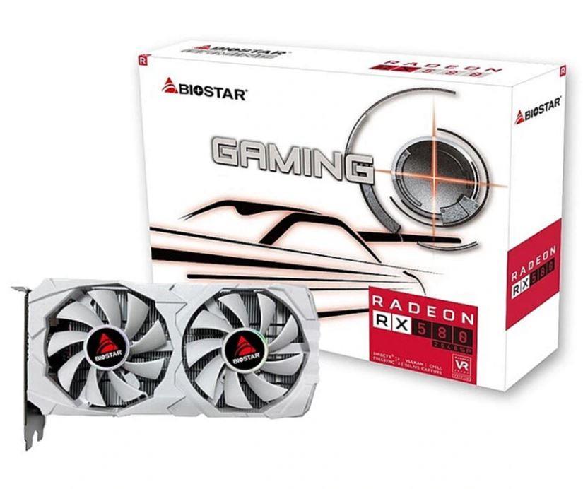 Graphics Card|BIOSTAR|AMD|Radeon RX 580|8 GB|GDDR5|256 bit|PCI