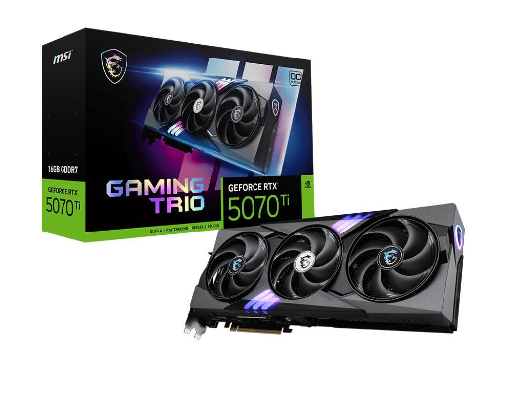 Graphics Card|MSI|NVIDIA GeForce RTX 5070 Ti|16