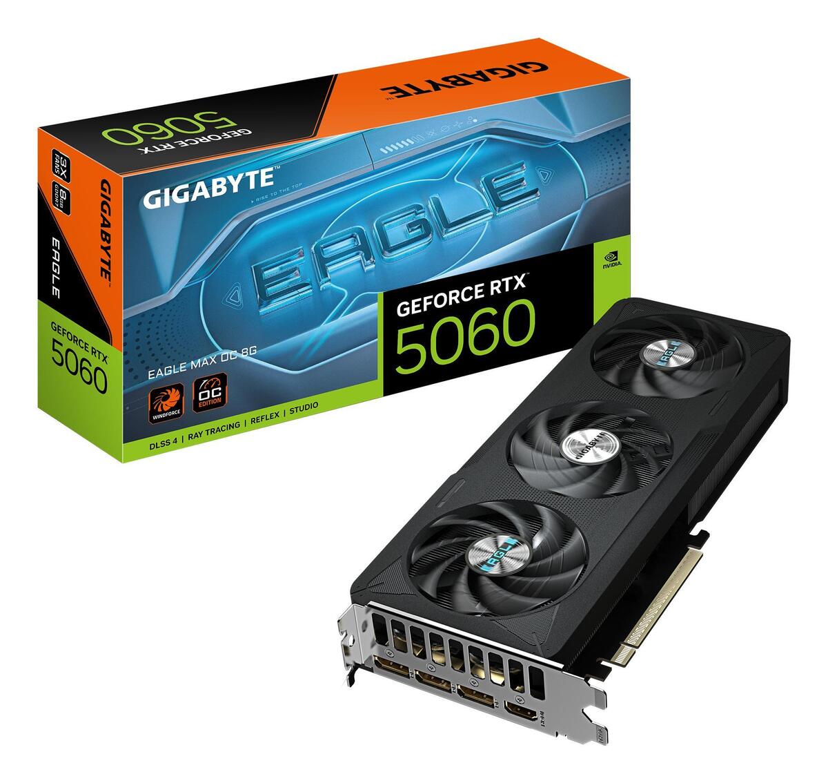 Graphics Card|GIGABYTE|NVIDIA|GeForce RTX 5060|2550 MHz|8 GB|GDDR7|128