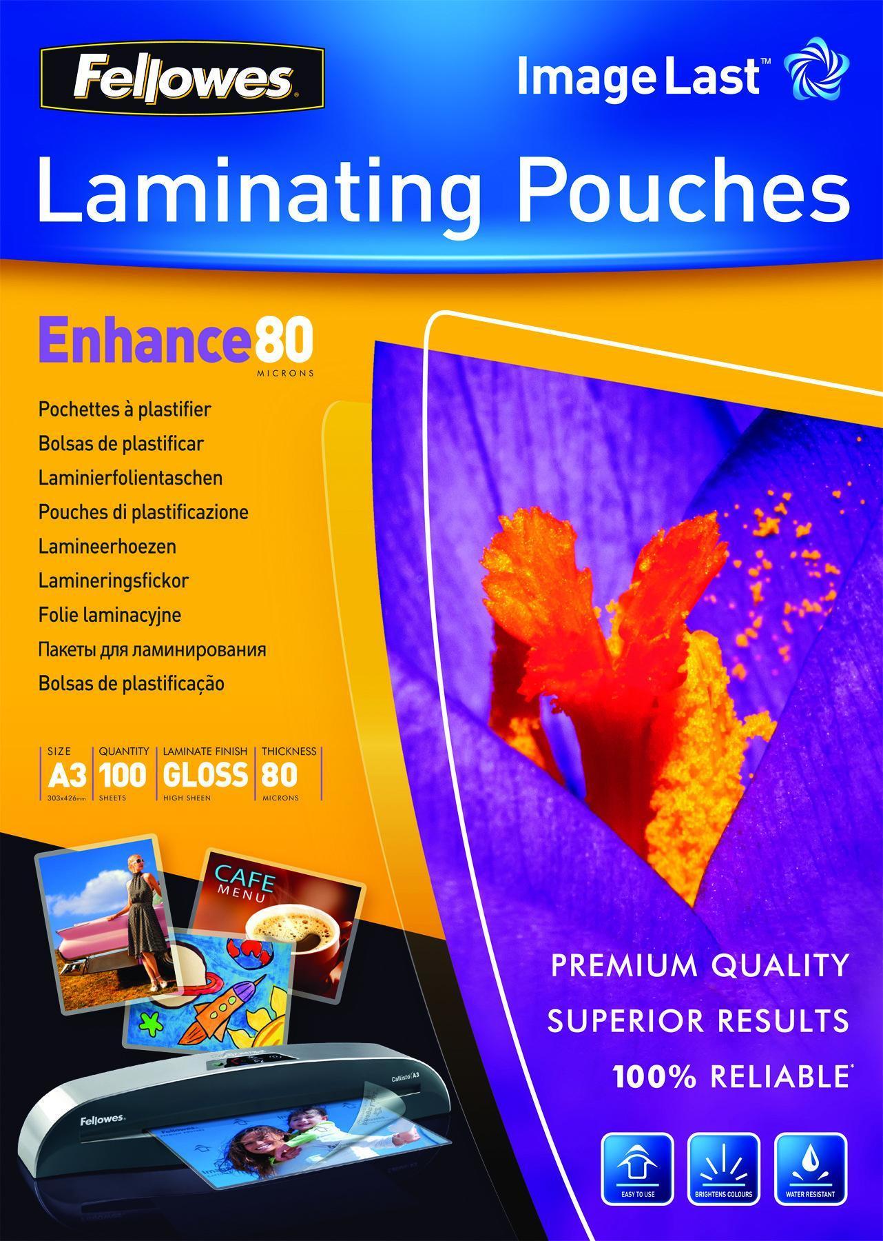 LAMINATOR POUCH IMAGELAST/A3 80 100PCS 5306207