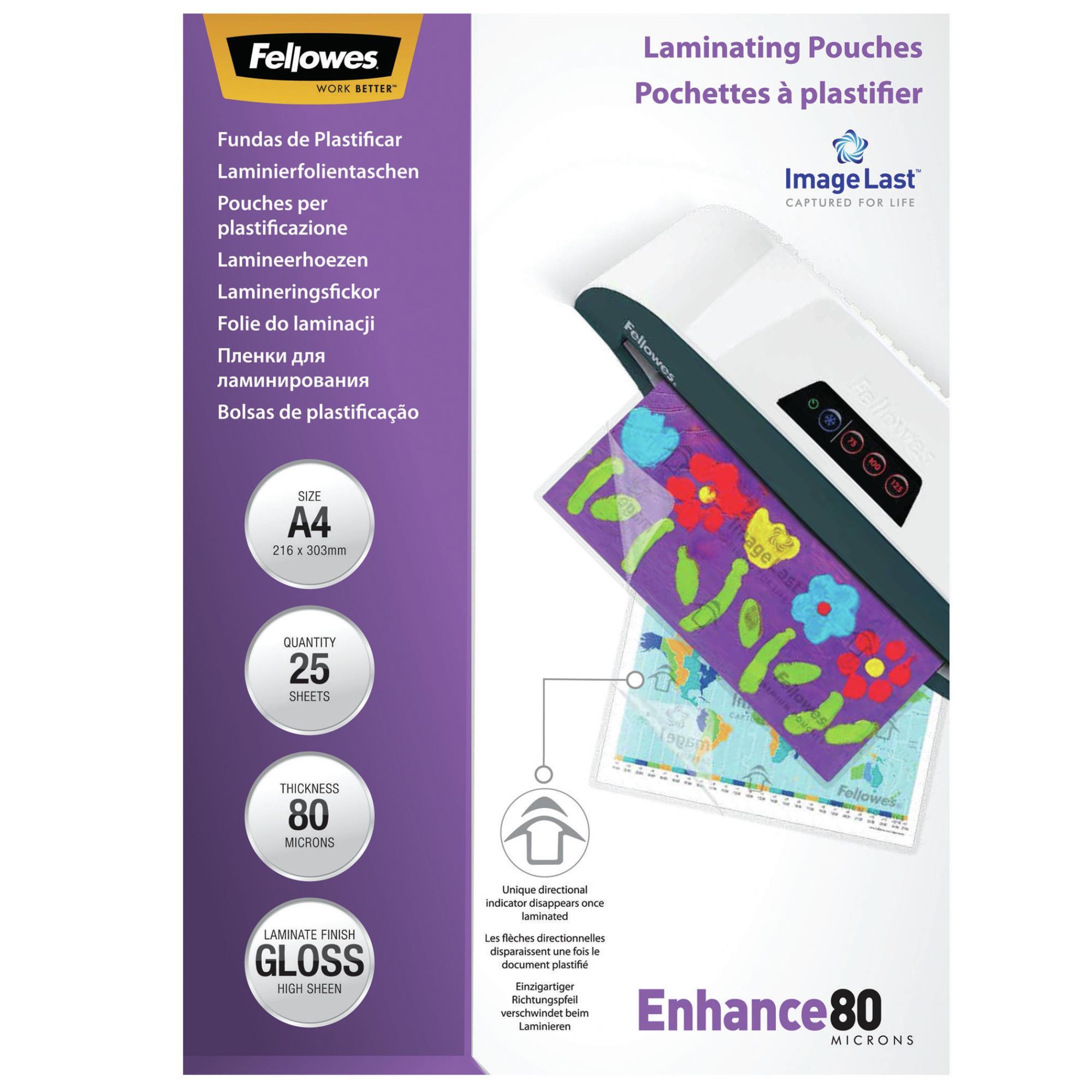 LAMINATOR POUCH IMAGELAST/A4 80 25PCS 5396205