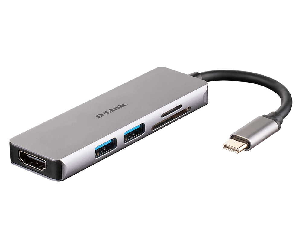 D-Link | 5-in-1 USB-C™ Hub with
