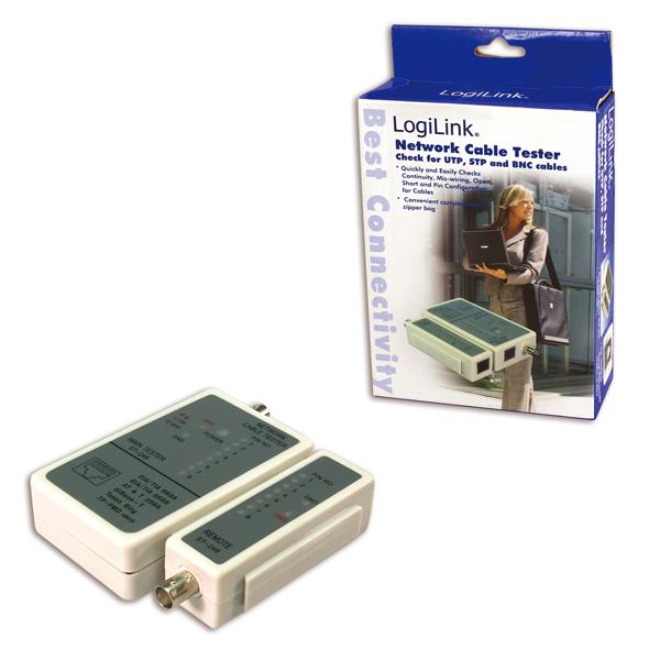 Logilink | Cable tester for RJ45