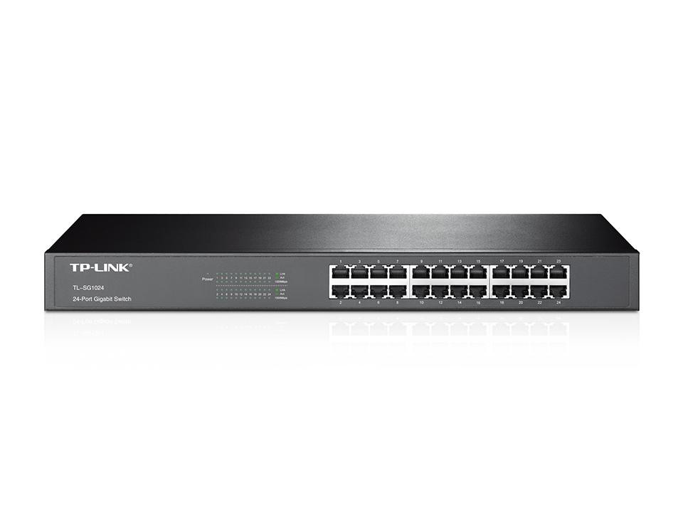 TP-LINK | 24-Port Gigabit Rackmount Switch