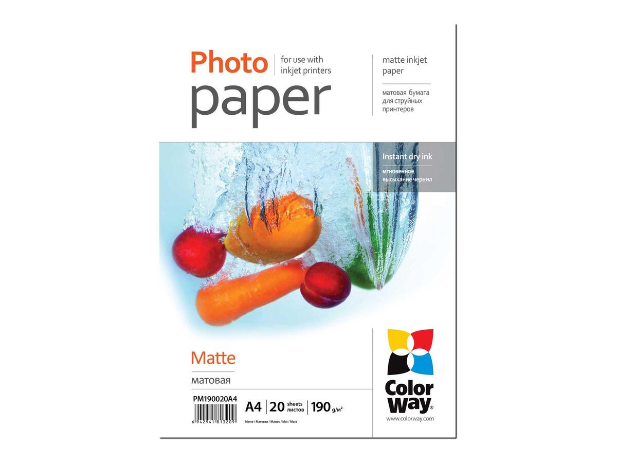 ColorWay Matte Photo Paper | 190