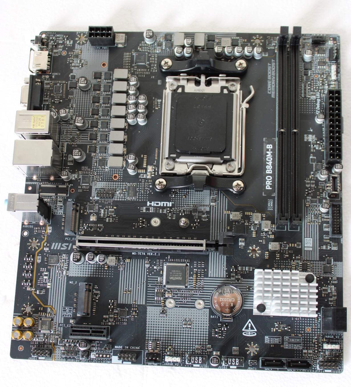 SALE OUT. MSI PRO B840M-B |
