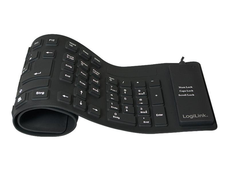 Logilink | Flexible waterproof Keyboard USB