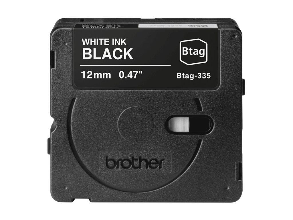 Brother BTAG-335 | White on Black