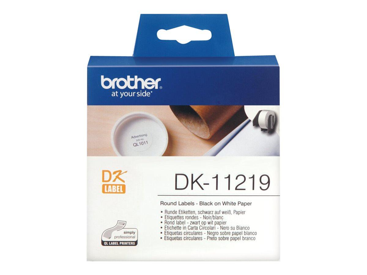 Brother Round paper labels DK-11219 |