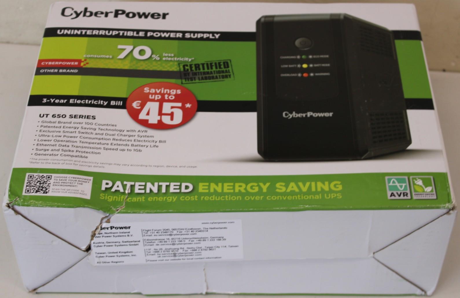 SALE OUT. CyberPower UT650EG Backup UPS