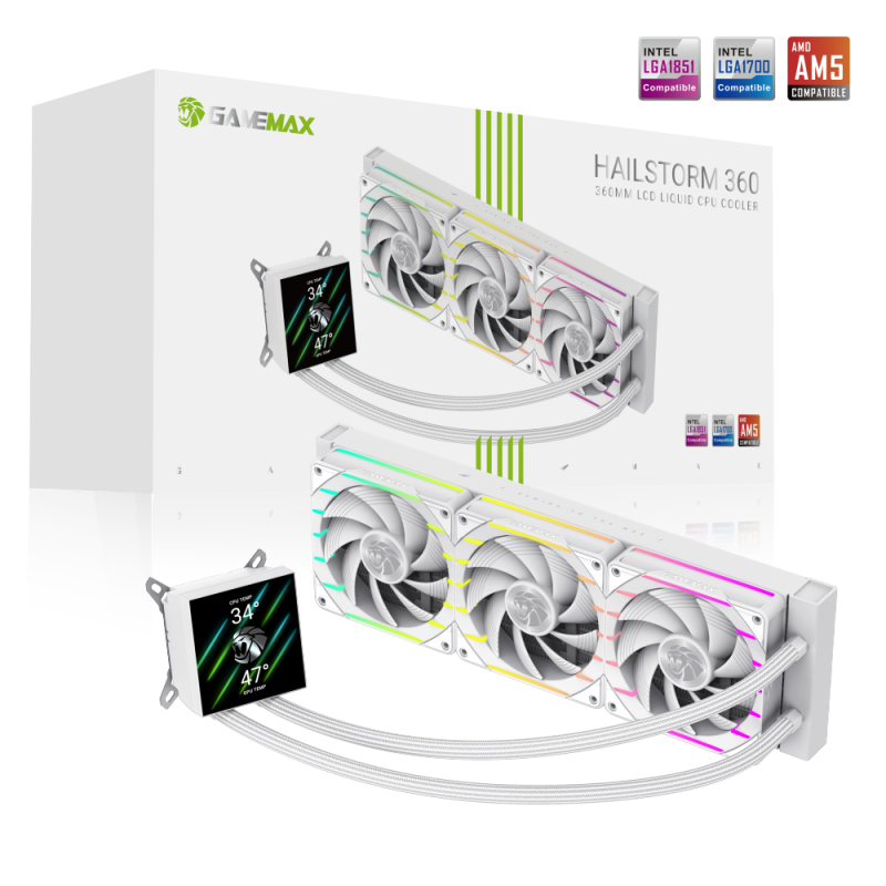 Gamemax CPU Liquid Cooler | HAILSTORM