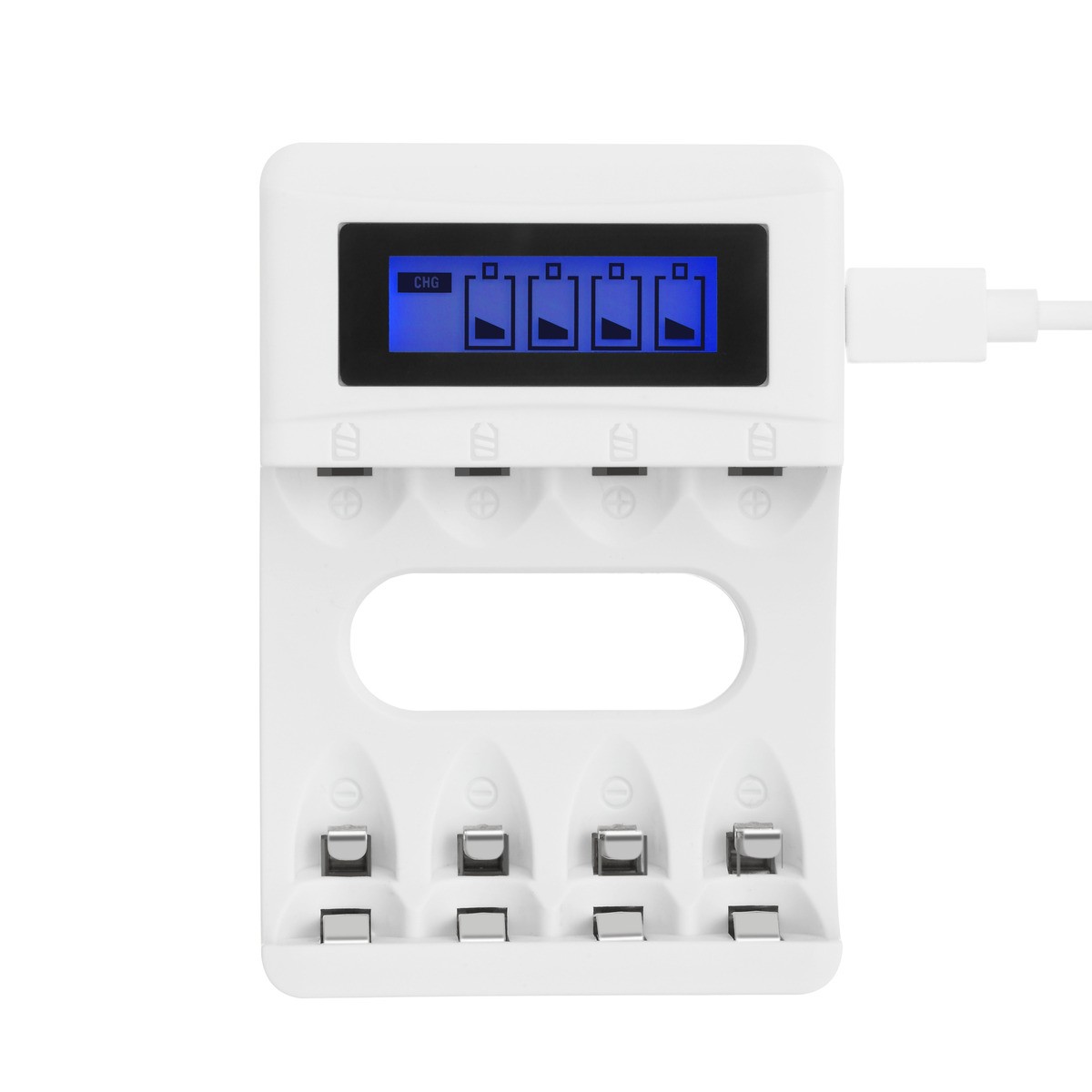 USB charger for AA/AAA batteries DELTACO