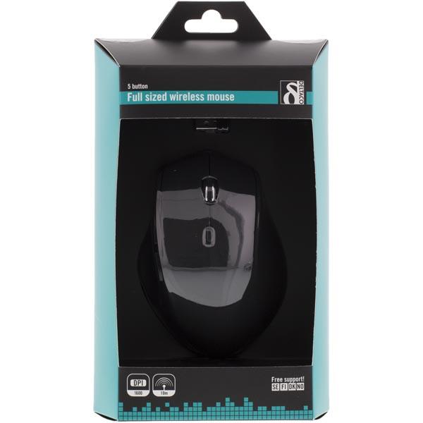 Wireless optical mouse DELTACO 1000-1600 DPI