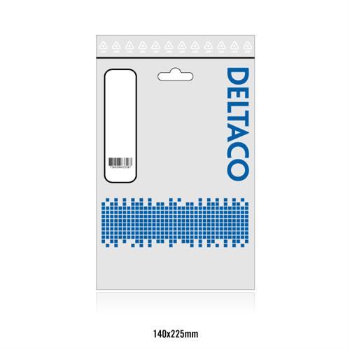 Cable DELTACO between device and wall