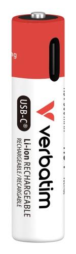 Verbatim 30250 USB-C Rechargeable Batteries Li-ion