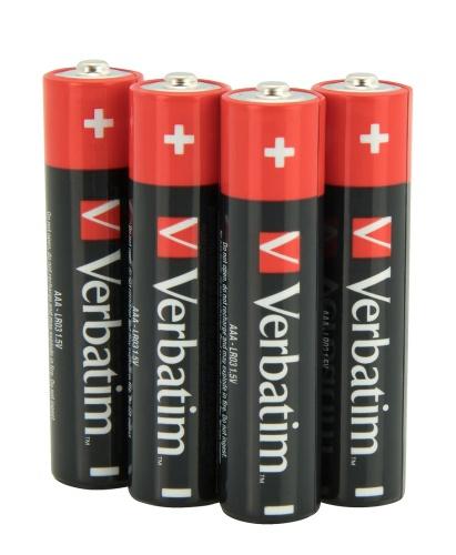 Verbatim 49500 Alkaline Batteries AAA LR03