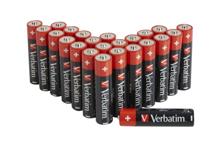 Verbatim 49504 Alkaline Batteries AAA LR03