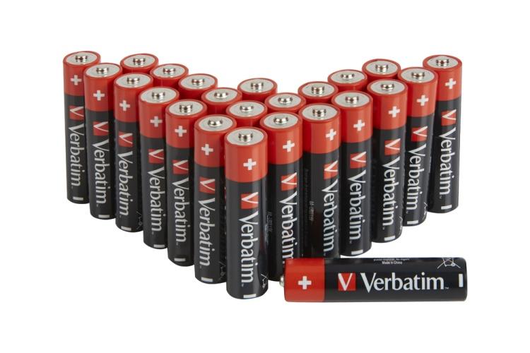 Verbatim 49505 Alkaline Batteries AA LR6