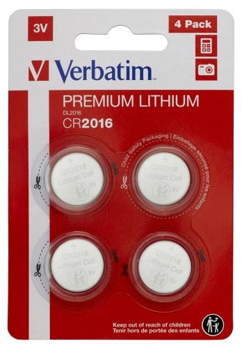 Verbatim 49531 Lithium Batteries CR2016 3V