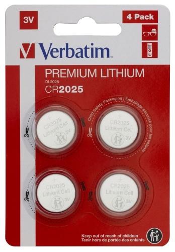 Verbatim 49532 Lithium Batteries CR2025 3V