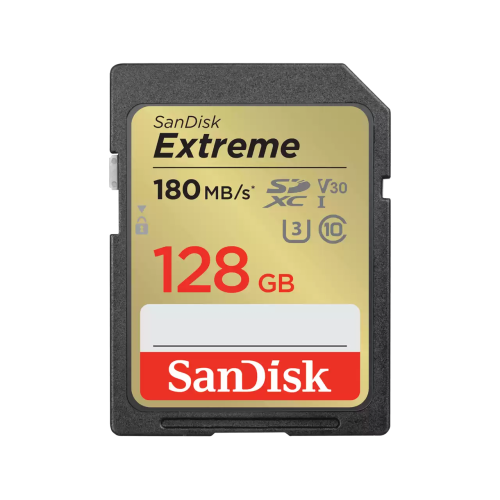 SanDisk Extreme SDXC Memory Card 128GB