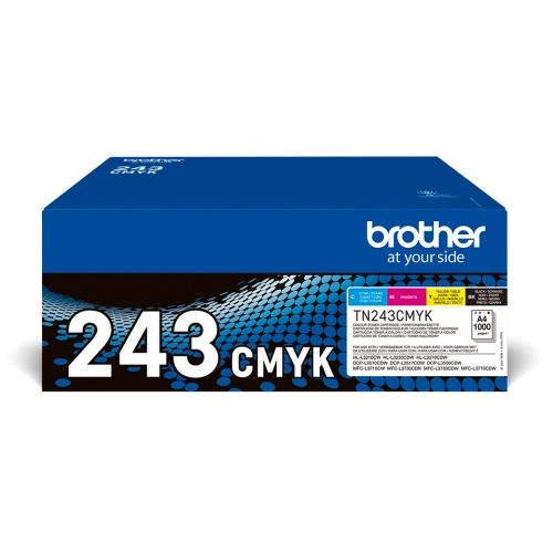Brother TN-243CMYK (TN243CMYK) Toner Cartridge, Black