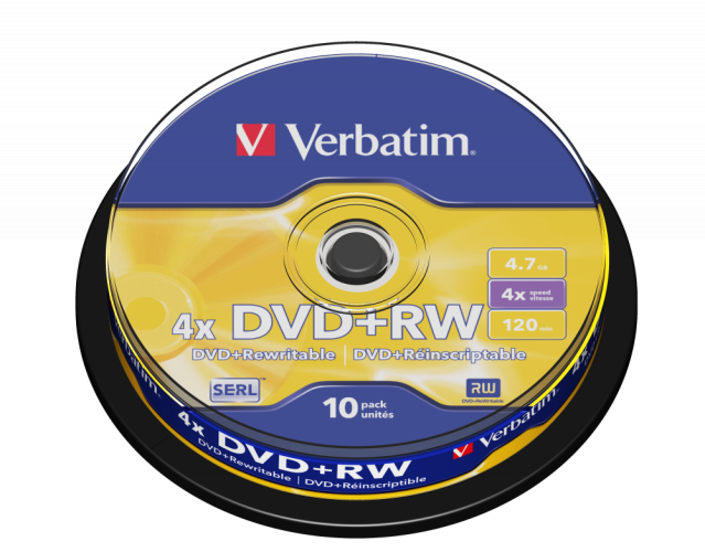 Verbatim 43488 DVD+RW SERL 4.7GB