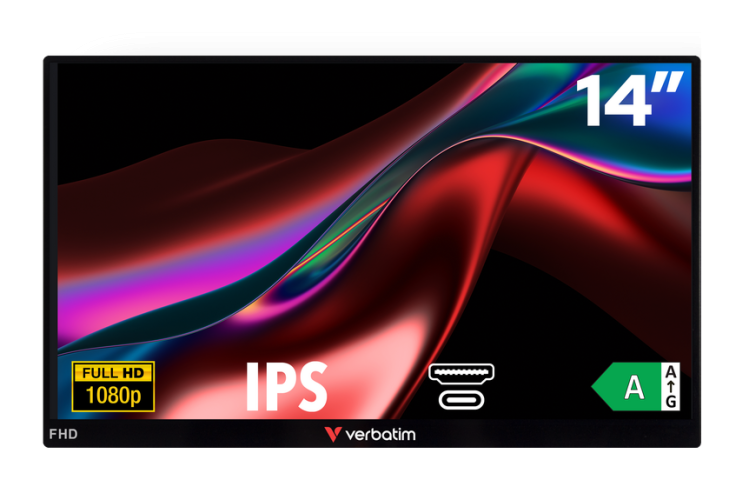 Verbatim 49590 Portable Monitor LIGHT 14``