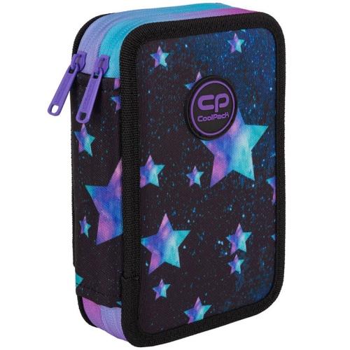 Double decker school pencil case with