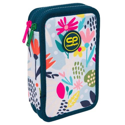 Double decker school pencil case with