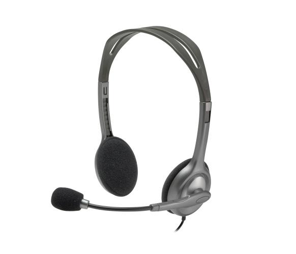Logitech H110 Stereo Wired Headset, 3