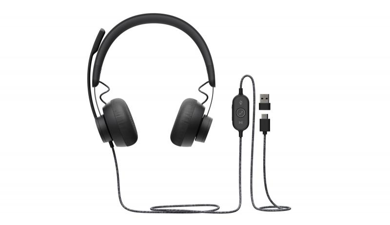 Logitech Zone Wired UC Headset, Dark