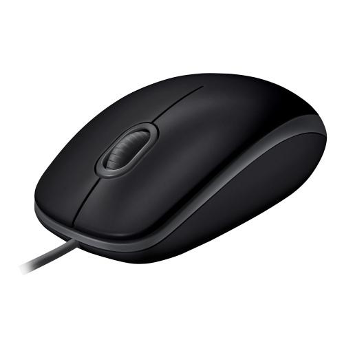Logitech B110 Silent Wired Mouse, USB-A