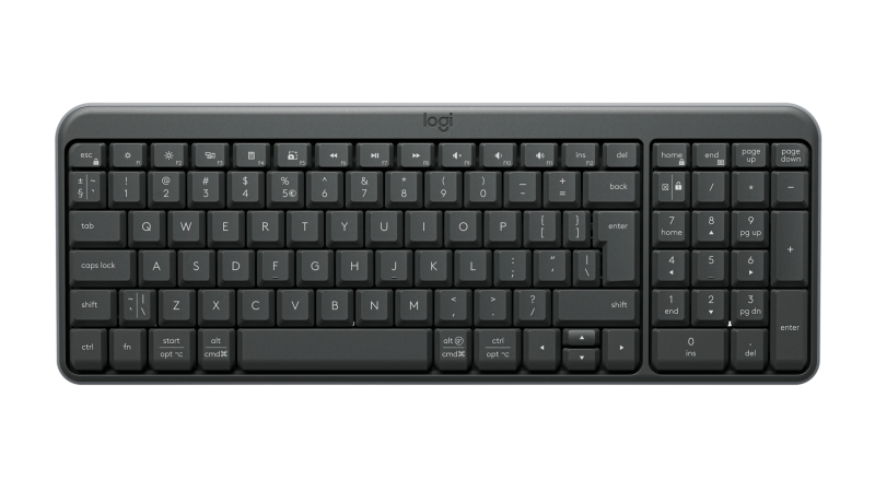 Logitech K250 Compact Wireless Keyboard, Bluetooth