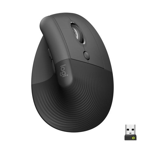 Logitech Lift Vertical Wireless Mouse, RF