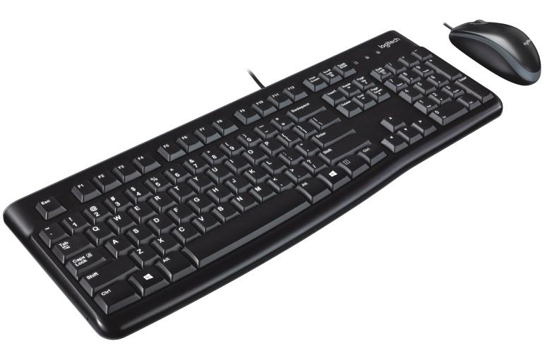 Logitech MK120 Combo Wired Keyboard +