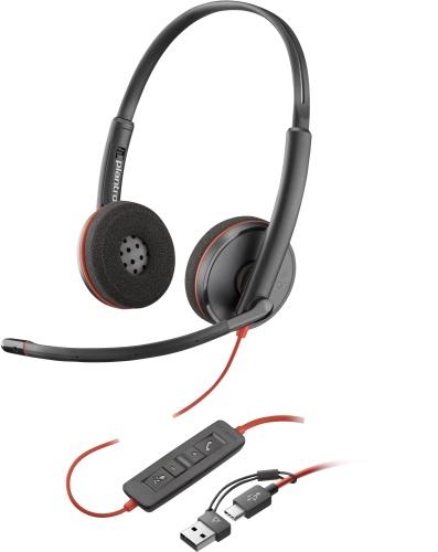 Poly Blackwire 3220 Stereo Wired Headset