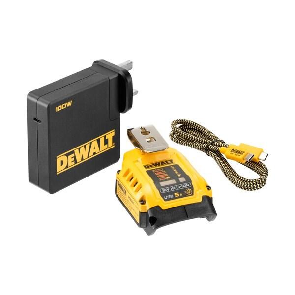 DeWalt Adapter + power adapter 100
