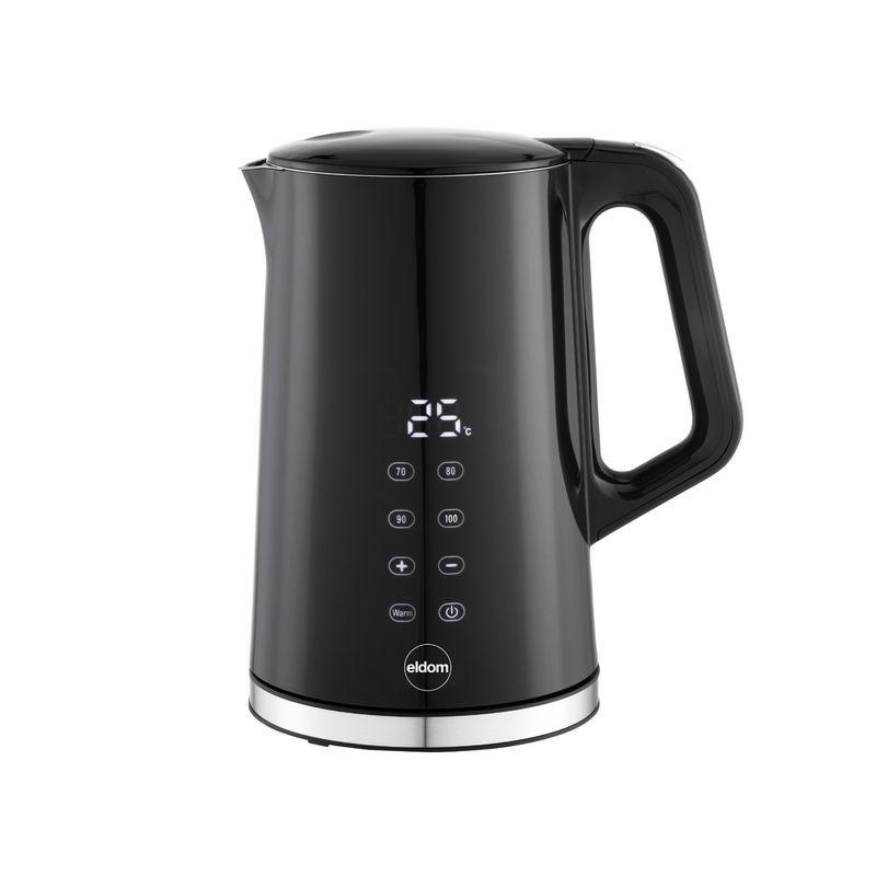 ELDOM CORDLESS KETTLE WITH TEMPERATURE CONTROL